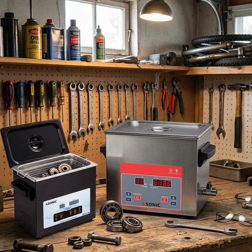 ASONIC PRO und PRO-S Ultraschallreiniger in der Werkstatt