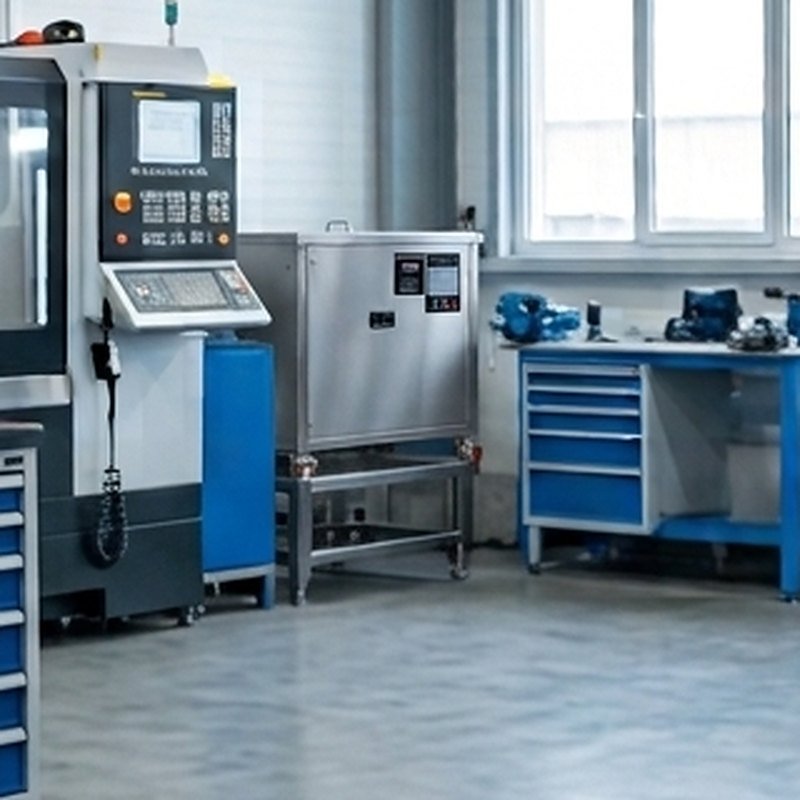 ASONIC Industrie-Ultraschallreiniger in einer Produktionshalle