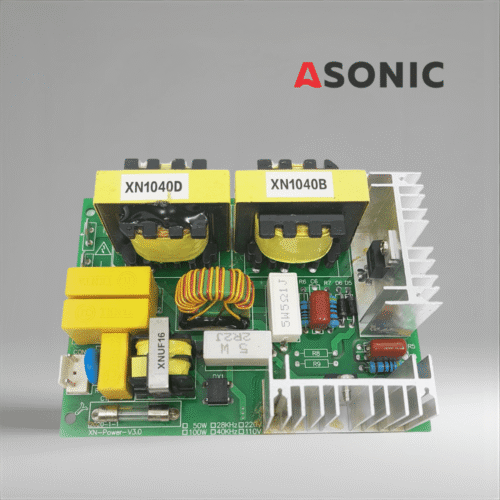 ASONIC PROmodel PCB 120W 40kHz, Hochleistungsplatine für Ultraschallreiniger, die eine stabile Leistung und Zuverlässigkeit bietet.