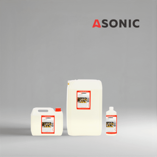 ASONIC AS-SENS ultraschallsensitives Reinigungsmittel, sichere Lösung für die Reinigung von zerbrechlichen Werkzeugen, Optiken und medizinischen Geräten.