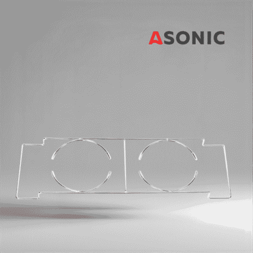 ASONIC Laborbecherhalter 6L, professionelles Zubehör für Ultraschallreinigungswannen in Labors und Werkstätten.