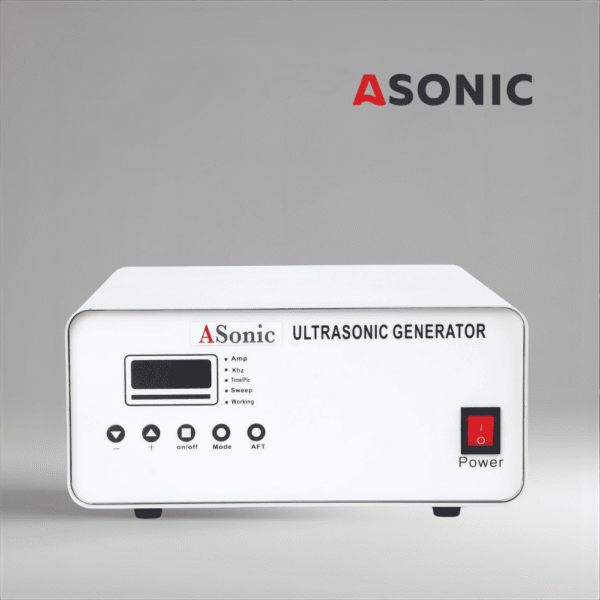 ASONIC-Generator für Ultraschall-Reinigungssysteme, langlebiges Design für gleichbleibende Ultraschallenergie.