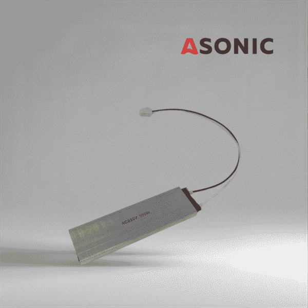 ASONIC 300W Flachheizkörper für die Montage auf Edelstahl-Ultraschall-Reinigungswannen und -Behältern.