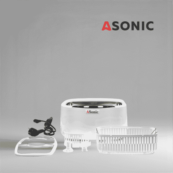 ASONIC HOME-2500-2 ASONIC HOME-2500 Ultraschallreinigungsgerät, vielseitiges Gerät für Gläser, Schmuck und Haushaltsgeräte.