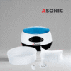 ASONIC HOME-750-3 ASONIC HOME-750 Ultraschallbad, effizientes Gerät für den Hausgebrauch zur Reinigung von persönlichen und empfindlichen Accessoires.