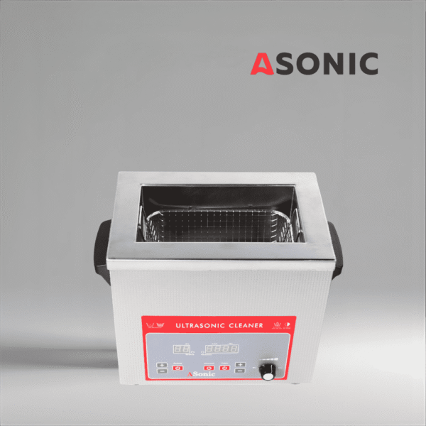 ASONIC IND-40 Ultraschallreiniger, effiziente Lösung für zahnmedizinische Werkzeuge, optische Geräte und feine Instrumente.