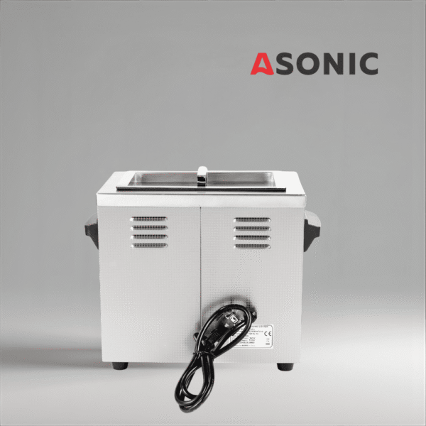 ASONIC IND-40 Ultraschallreiniger, kompaktes Profigerät für die präzise Reinigung von Werkzeugen, Instrumenten und Kleinteilen.