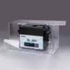 Offene Silent Box mit einem 5L ASONIC Ultraschallreiniger, der für eine leisere professionelle Reinigung entwickelt wurde.