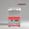 ASONIC PRO 2L Ultraschallreiniger mit Deckel - Semi-Professionell ASONIC PRO 2L Edelstahl-Ultraschallreiniger mit geschlossenem Deckel für den semiprofessionellen Gebrauch.