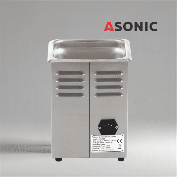 ASONIC PRO-20-40kHz-3 ASONIC PRO-20 Edelstahl-Ultraschallreiniger, kompaktes Design für den Amateur- und Heimgebrauch