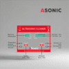 ASONIC PRO-20-40kHz-5 ASONIC PRO-20 Ultraschallbad für den Haushalt, kompaktes System für Schmuck und Gläser.