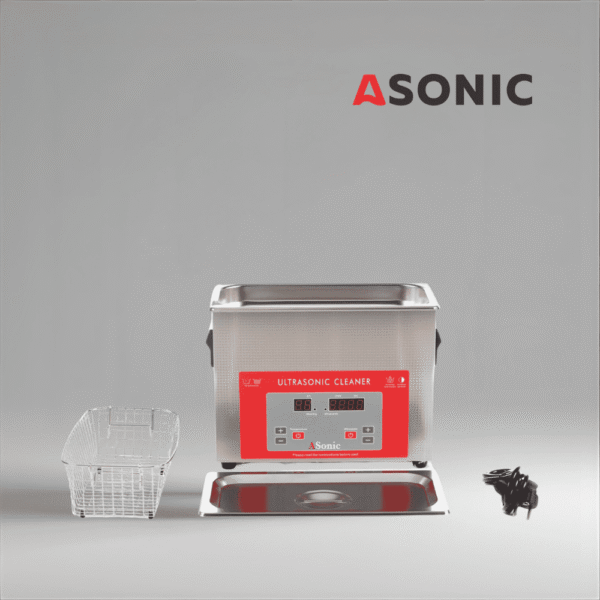 ASONIC PRO-50-40kHz-4 ASONIC PRO-50 Ultraschallbad für den Haushalt, kompaktes und effizientes Reinigungssystem