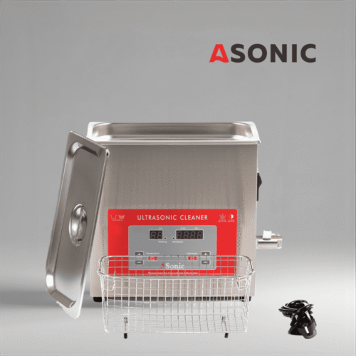 ASONIC PRO-70 Ultraschallreiniger, 40kHz Frequenz, Gerät mit größerer Kapazität für den Hausgebrauch und für Amateure.