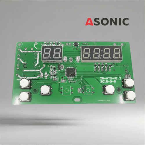 ASONIC PROmodel Display PCB, Ersatz-Steuerplatine für Ultraschallreiniger, die eine genaue Bedienung und eine klare Schnittstelle bietet.
