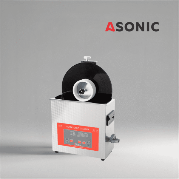 ASONIC Vinyl Cleaner-05 Schallplatten-Reinigungsflüssigkeit, stellt die Klangqualität wieder her und entfernt Schmutz von 5 LPs in Ultraschallgeräten.