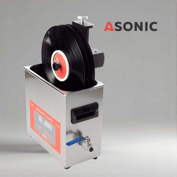 ASONIC Vinyl Cleaner-05 professioneller Schallplattenreiniger, sicher für Vintage-LPs, Singles und audiophile Sammlungen.