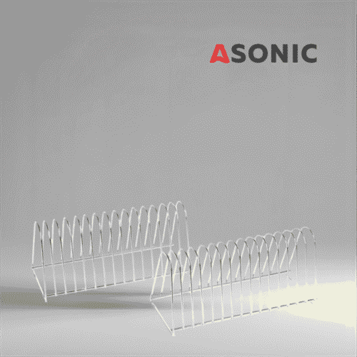 ASONIC Vinyl Hold-15 Zubehör, haltbarer Halter zum sicheren Reinigen von bis zu 15 Schallplatten in Ultraschallreinigern.