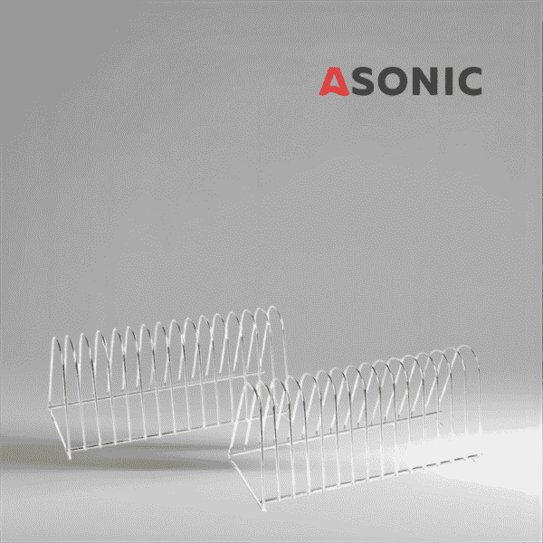ASONIC Vinyl Hold-15 Zubehör, haltbarer Halter zum sicheren Reinigen von bis zu 15 Schallplatten in Ultraschallreinigern.
