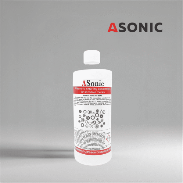 ASONIC AS-SENS-1 ASONIC AS-SENS-1 ultraschallsensitives Reinigungsmittel, 1L Lösung für die sichere Reinigung von zerbrechlichen Werkzeugen, Optiken und medizinischen Geräten.