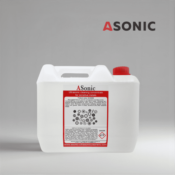 ASONIC AS-SENS-5 ASONIC AS-SENS-5 sensitive Ultraschallreinigungslösung, 5L Reinigungsmittel für empfindliche Instrumente und zerbrechliche Materialien.