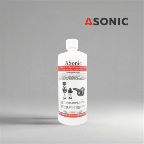 ASONIC AS-BIOX-1 biologisch abbaubarer Ultraschallreiniger, 1L umweltfreundliche Lösung für sichere und effiziente Reinigungsaufgaben.