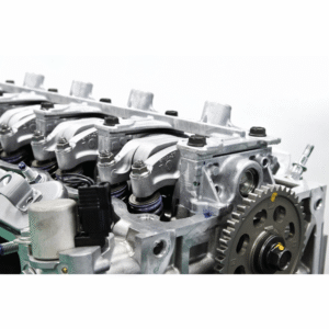 Automotor als Symbol für den Einsatz der Ultraschallreinigung bei der Wartung von Teilen in der Auto- und Motorradindustrie.