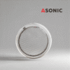 ASONIC inox medium runder Korb Ø75mm, konzipiert für Ultraschallreiniger zur sicheren Aufnahme von Schmuck, Werkzeugen und Kleinteilen.